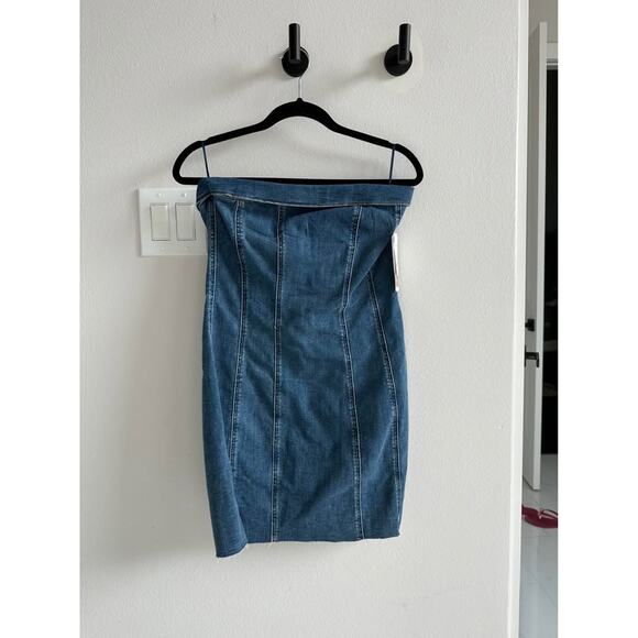 Lucky Brand
Western Strapless Denim Bodycon Mini Dress new size 8 - Picture 2 of 7